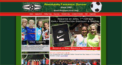 Desktop Screenshot of peterfewingsoccercamp.com